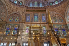 The Blue Mosque (Called Sultanahmet Camii in Turkish) is an historical mosque in Istanbul. The mosque is known as the Blue Mosque because of blue tiles surrounding the walls of interior design. Mosque was built between 1609 and 1616 years, during the rule of Ahmed I. just like many other mosques, it also comprises a tomb of the founder, a madrasa and a hospice.Besides still used as a mosque, the Sultan Ahmed Mosque has also become a popular tourist attraction in Istanbul.