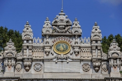Dolmabahce Palace built in 19th century is one of the most glamorous palaces in the world.DolmabahÃ§e (Filled-in Garden) comes from the Turkish dolma meaning "filled" and bahÃ§e meaning "garden. The Palace was ordered by the Empire's 31st Sultan,  Abdul Mecit and built between the years 1843 and 1856. This palace is filled with every luxury imaginable. The construction cost five million Ottoman mecidiye gold coins, 35 tons of gold, the equivalent of ca. $1.5 billion in today's (2013) values. It was the administrative center of the late Ottoman Empire with the last of Ottoman Sultans was residing there. After the foundation of the Turkish Republic in Ankara, Mustafa Kemal Ataturk transferred all government functions to the youthful capital but on his visits to Istanbul Ataturk occupied only a small room at Dolmabahce Palace as his own. He stayed, welcomed his foreign guests and made a practical center for national, historical and language congress and for international conferences.